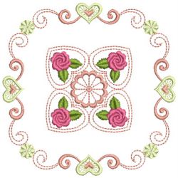 Brilliant Rose Quilt 2 27(Lg) machine embroidery designs