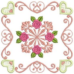 Brilliant Rose Quilt 2 29(Lg) machine embroidery designs