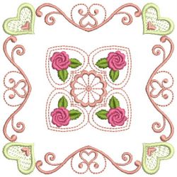 Brilliant Rose Quilt 2 30(Sm)
