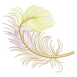 Flying Feathers 6 04(Sm) machine embroidery designs