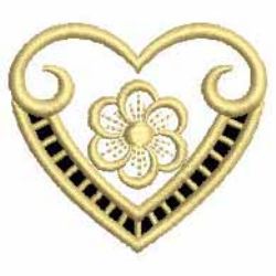 Cutwork Hearts 05 machine embroidery designs