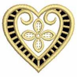 Cutwork Hearts 09 machine embroidery designs