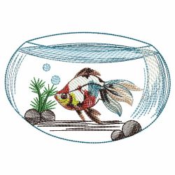 Goldfish 2 05(Lg) machine embroidery designs