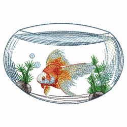 Goldfish 2 06(Md) machine embroidery designs