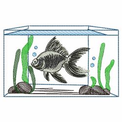 Goldfish 2 10(Lg) machine embroidery designs