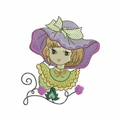 Hat Girls 03 machine embroidery designs