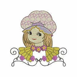 Hat Girls 05 machine embroidery designs