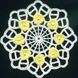FSL Yellow Roses machine embroidery designs