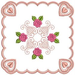 Brilliant Rose Quilt 3 04(Sm) machine embroidery designs
