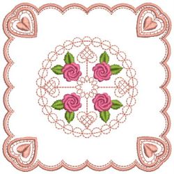 Brilliant Rose Quilt 3 06(Sm) machine embroidery designs
