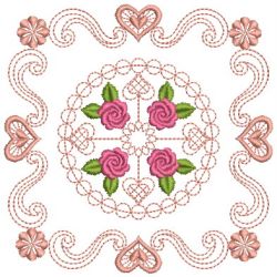 Brilliant Rose Quilt 3 09(Md) machine embroidery designs