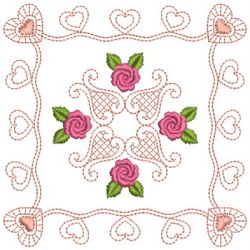 Brilliant Rose Quilt 3 13(Lg) machine embroidery designs