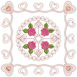 Brilliant Rose Quilt 3 15(Lg) machine embroidery designs