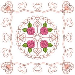 Brilliant Rose Quilt 3 15(Lg)