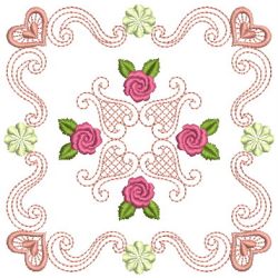 Brilliant Rose Quilt 3 19(Md) machine embroidery designs