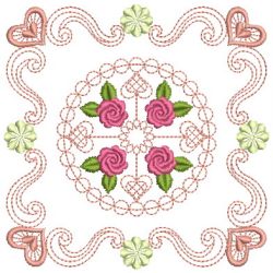 Brilliant Rose Quilt 3 21(Sm) machine embroidery designs
