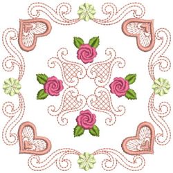 Brilliant Rose Quilt 3 22(Lg) machine embroidery designs