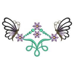 Delightful Butterflies 3 09(Md) machine embroidery designs