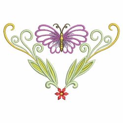 Delightful Butterflies 3 22(Md) machine embroidery designs