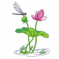 Elegant Dragonflies 09 machine embroidery designs