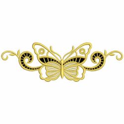 Cutwork Butterfly Borders 07 machine embroidery designs