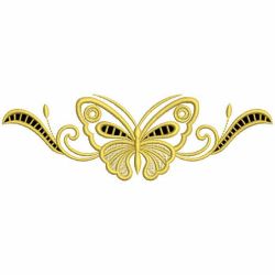 Cutwork Butterfly Borders 08 machine embroidery designs
