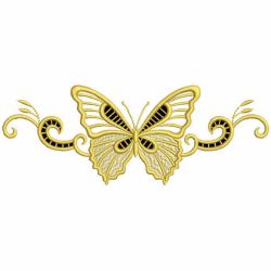 Cutwork Butterfly Borders 09 machine embroidery designs