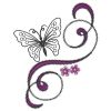Swirly Butterflies 3(Lg)