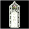 Lace Applique Rose Bookmarks 06