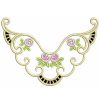 Cutwork Rose Corners 10(Sm)
