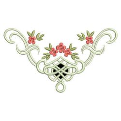 Elegant Cutwork Corners 06(Md) machine embroidery designs