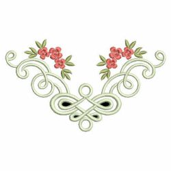 Elegant Cutwork Corners 07(Md)
