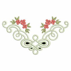 Elegant Cutwork Corners 07(Lg)