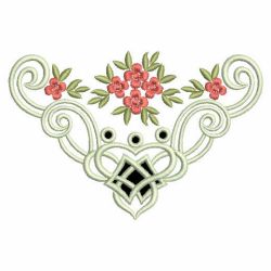 Elegant Cutwork Corners 08(Md) machine embroidery designs