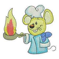 Chef Mice 02 machine embroidery designs