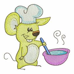 Chef Mice 04 machine embroidery designs