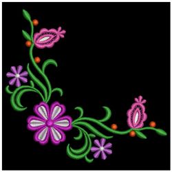 Colorful Flowers 3(Lg) machine embroidery designs