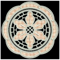 Lace Applique Doily 02 machine embroidery designs