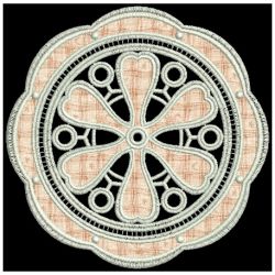 Lace Applique Doily 03 machine embroidery designs