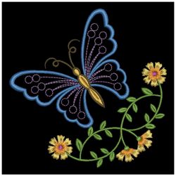 Floral Butterflies 3 04(Md) machine embroidery designs
