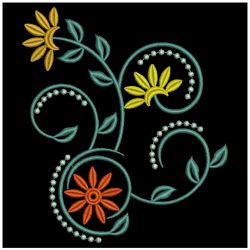 Colorful Flowers 4 01(Md) machine embroidery designs