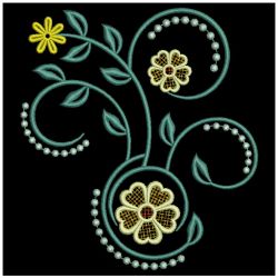 Colorful Flowers 4 09(Md) machine embroidery designs