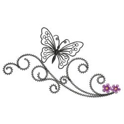 Swirly Butterflies 3 03(Lg) machine embroidery designs