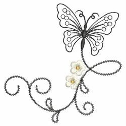 Swirly Butterflies 3 05(Sm) machine embroidery designs