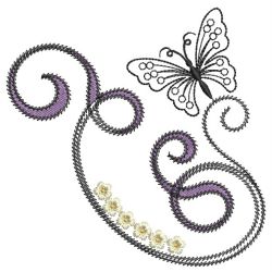 Swirly Butterflies 3 10(Lg) machine embroidery designs