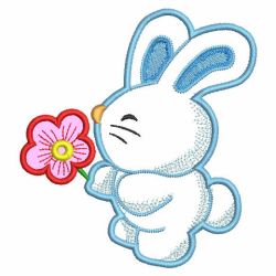 Applique Bunnies 01(Sm) machine embroidery designs