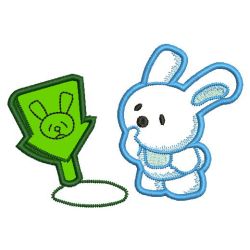 Applique Bunnies 06(Lg)