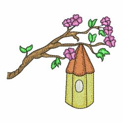 Birdhouses Borders 05 machine embroidery designs