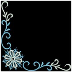 Elegant Snowflake Corners 06(Lg)