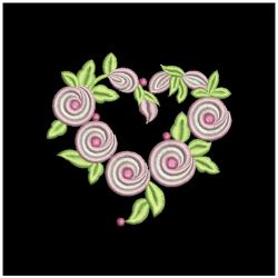 Valentine Roses 02(Md) machine embroidery designs